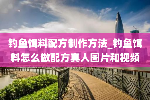 釣魚餌料配方制作方法_釣魚餌料怎么做配方真人圖片和視頻