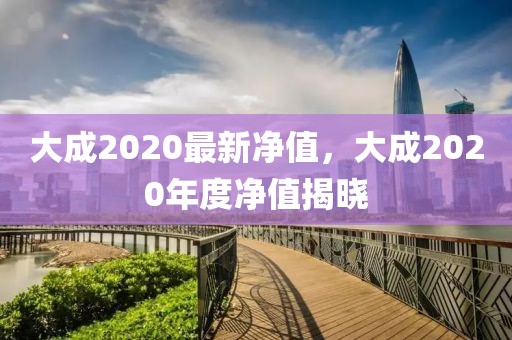 大成2020最新凈值，大成2020年度凈值揭曉