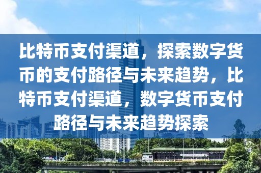 比特幣支付渠道，探索數(shù)字貨幣的支付路徑與未來趨勢，比特幣支付渠道，數(shù)字貨幣支付路徑與未來趨勢探索